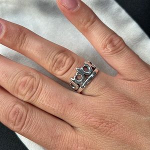 James Avery Silver Crown Ring (Retired)